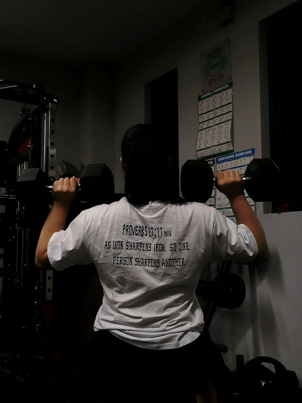 Iron Sharpens Iron - White